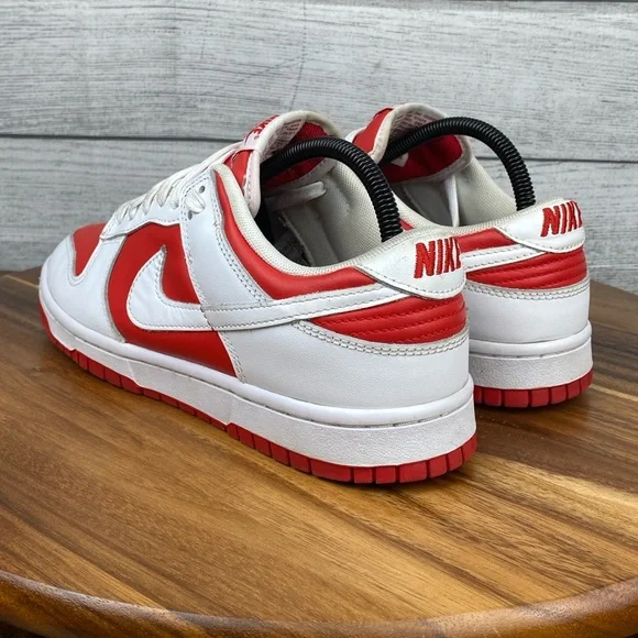 Nike Dunk Low Championship Red White Sneaker DD1391-600 Men’s Shoe Size 8